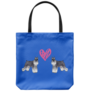 Schnauzer - Twins Love - Tote Bag