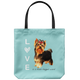 Yorkshire Terrier - LOVE is a four legged word - Tote Bag