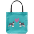 Schnauzer - Twins Love - Tote Bag