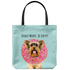Yorkshire Terrier - DONUT WORRY, BE HAPPY Tote Bag