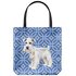 White Miniature Schnauzer - Geometric Style 1