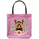 Yorkshire Terrier - Beautiful Wreath - Tote Bag