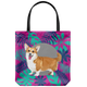 Corgi - Forest - Tote Bag