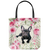 French Bulldog - Roses Garden - Tote Bag