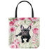 French Bulldog - Roses Garden - Tote Bag